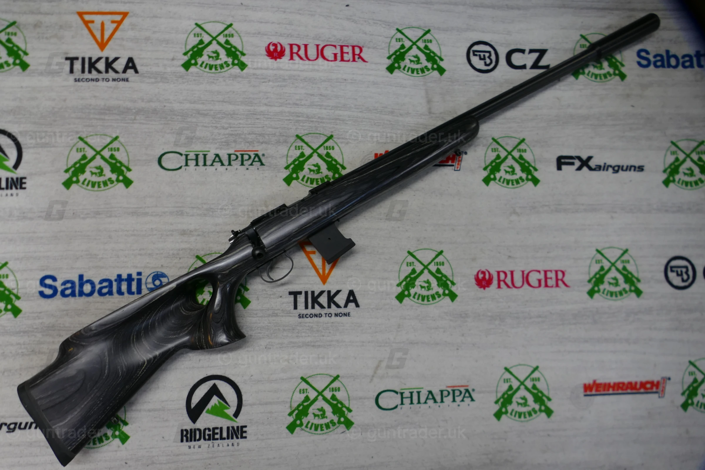 CZ .17 HMR 455 Varmint Laminate Thumbhole